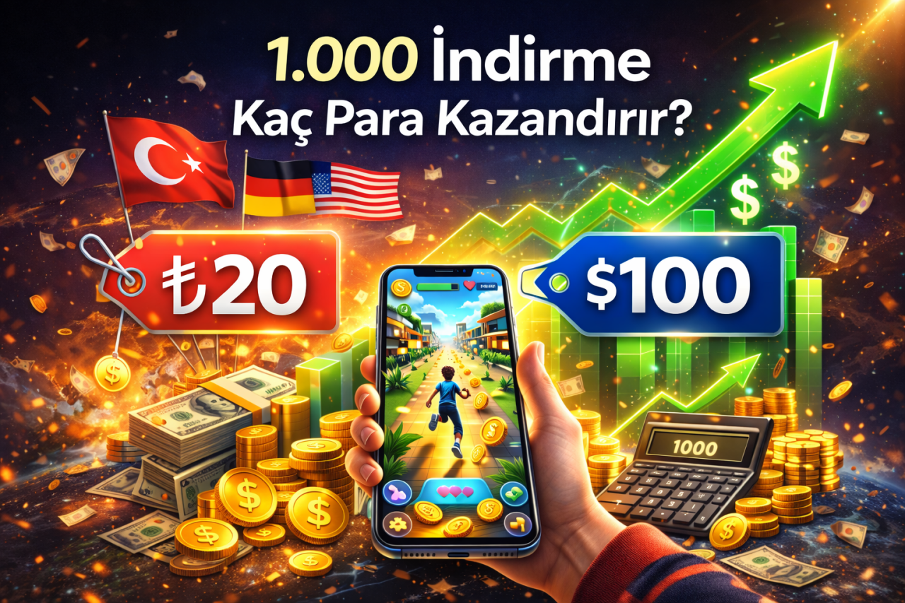 1.000 İndirme Kaç Para Kazandırır?