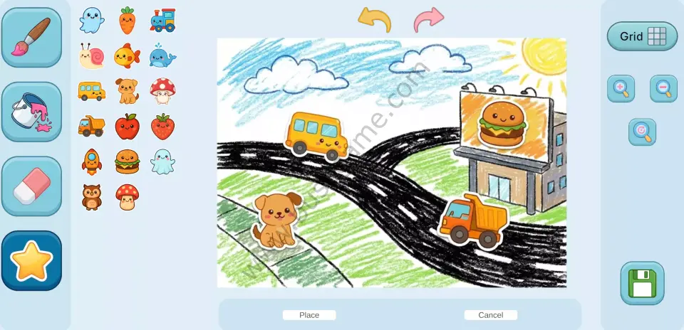 Resim Çizme ve Boyama Oyunu